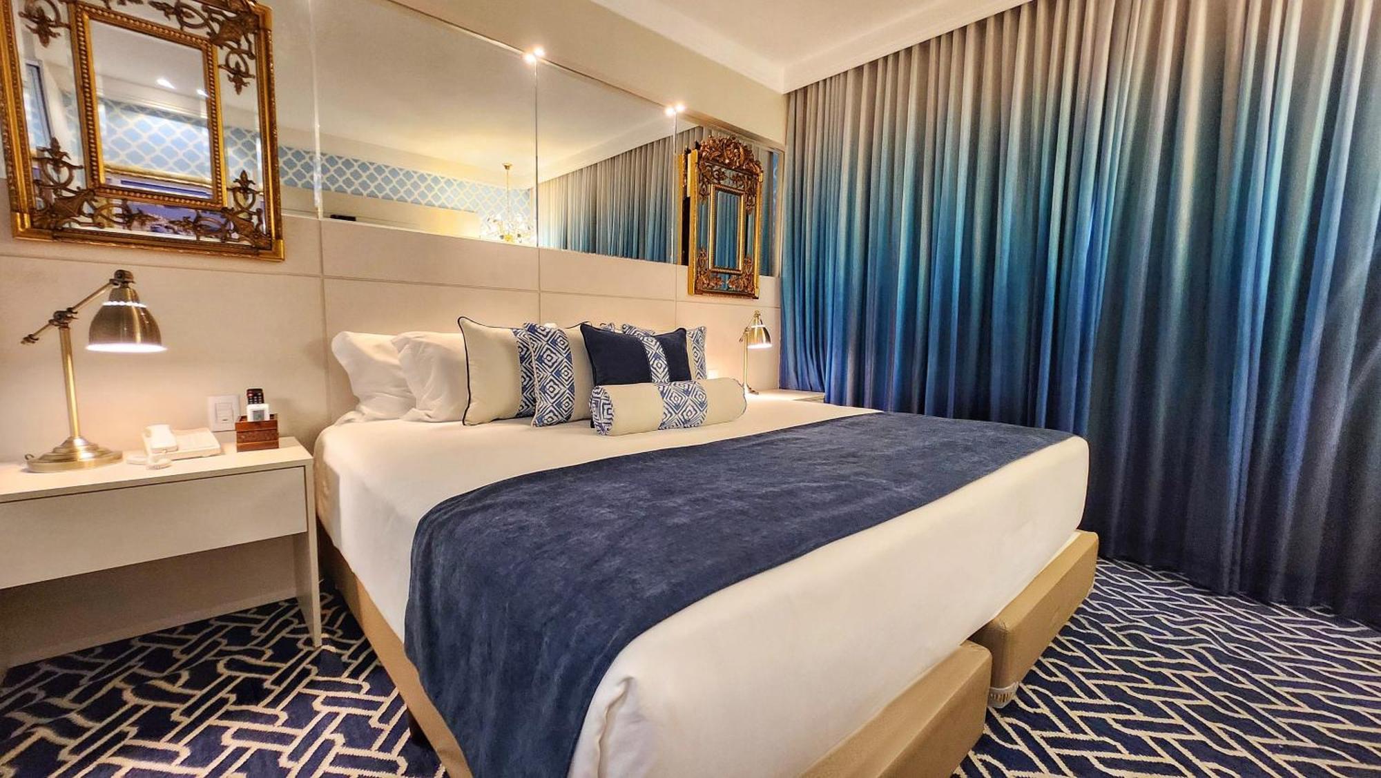 Golden Lis Hotel Boutique Goiânia Eksteriør billede A bedroom at the hotel